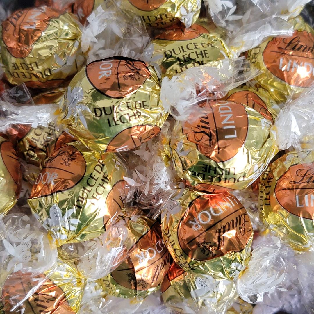 Dulce de Leche Lindt Milk Chocolate Truffles