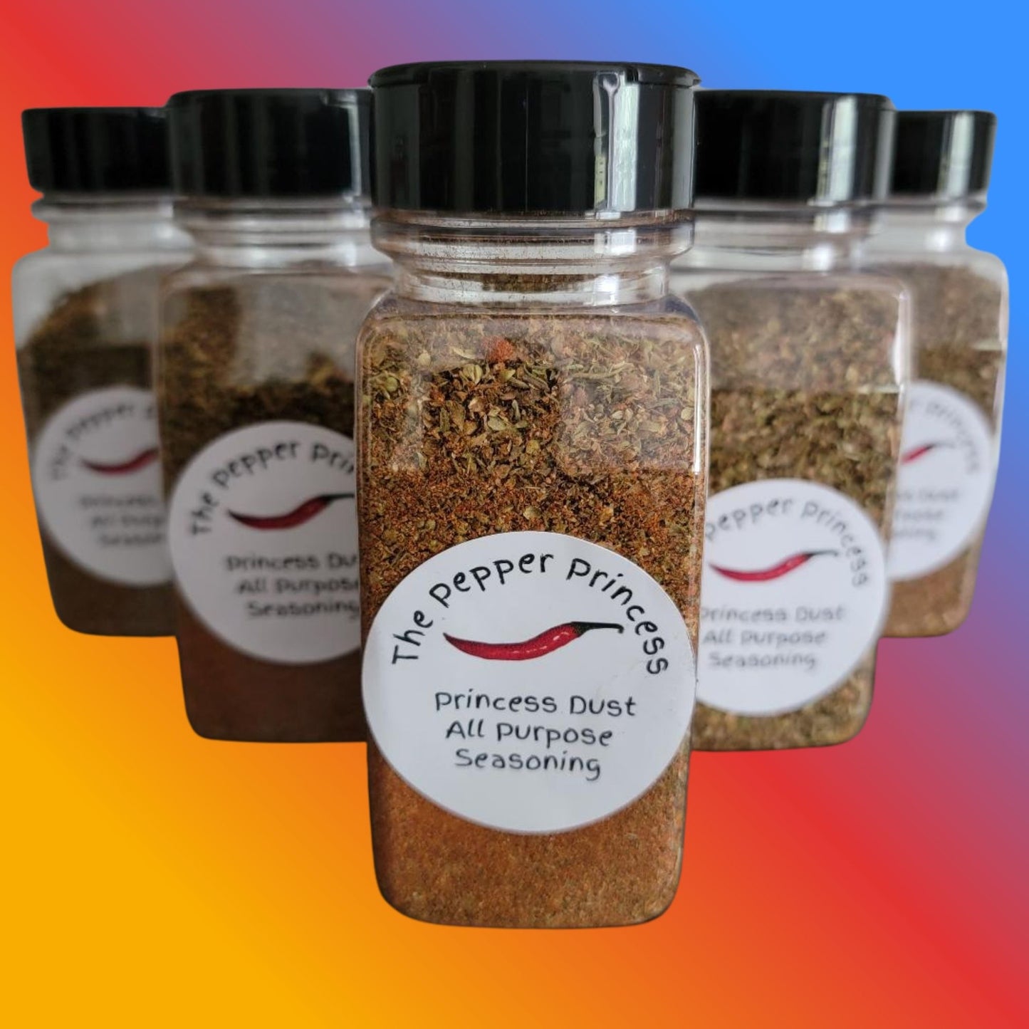 Large Princess Dust All Purpose Seasoning | Gourmet Herb and Spice Blend for Chicken, Veggies, Soups, Popcorn and Everyday Cooking