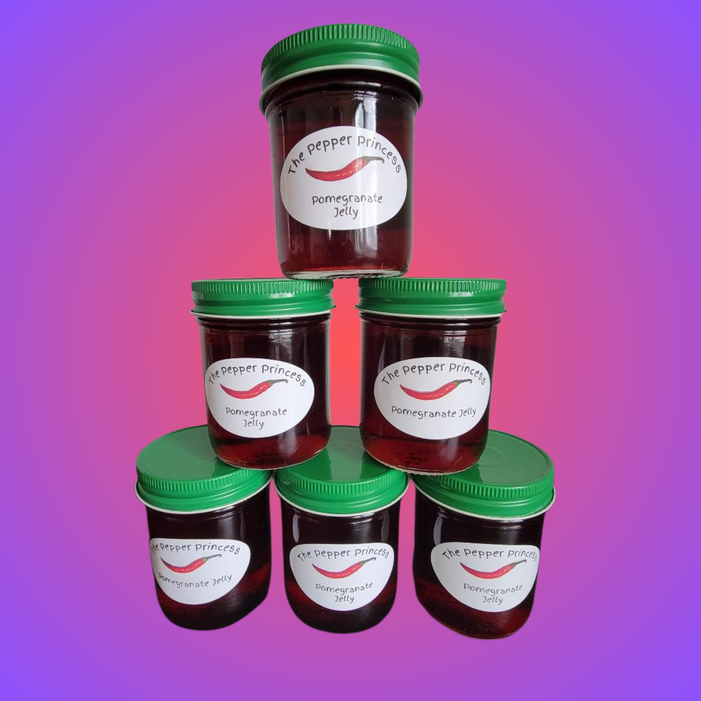 Pomegranate Jelly 4 or 6 Pack Bundle w/ Free Shipping