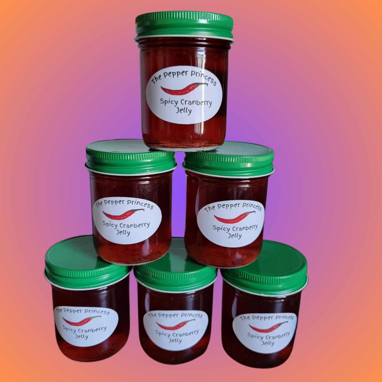 Spicy Cranberry Jelly 4 or 6 Pack Bundle w/Free Shipping