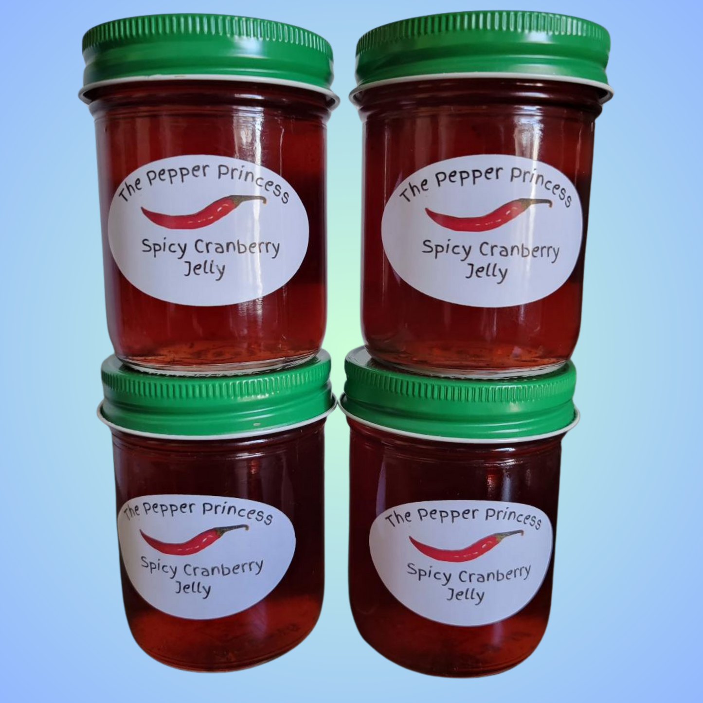Spicy Cranberry Jelly 4 or 6 Pack Bundle w/Free Shipping