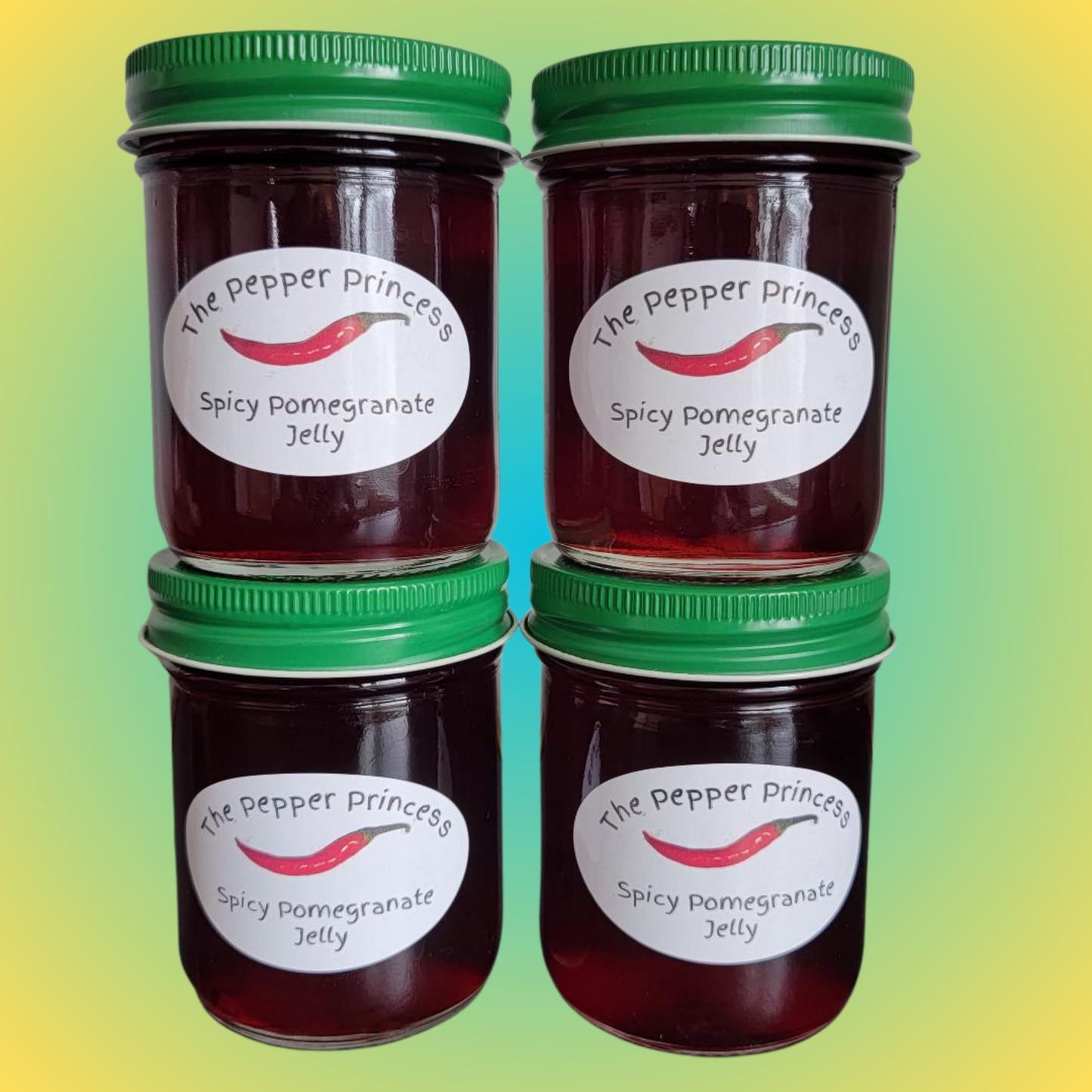 Spicy Pomegranate Jelly 4 or 6 Pack Bundle w/ Free Shipping