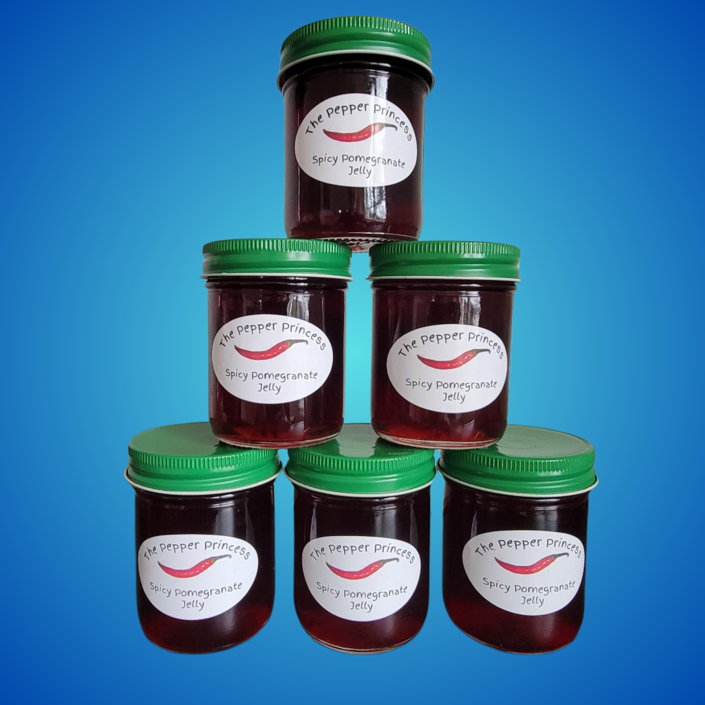 Spicy Pomegranate Jelly 4 or 6 Pack Bundle w/ Free Shipping