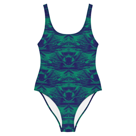 Sea Green One Piece Bathing Suit
