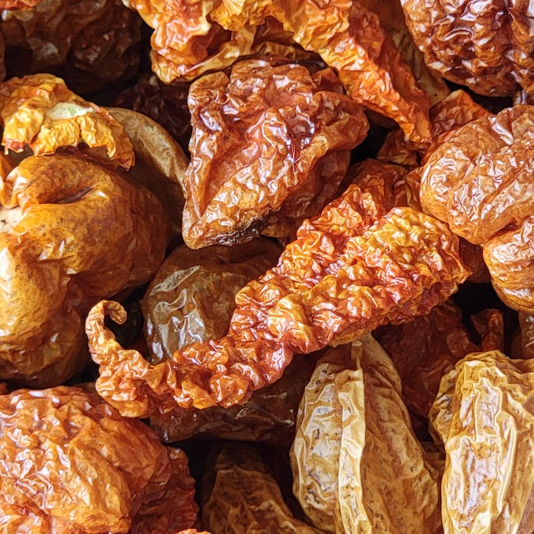 Mixed Dried Superhot Peppers 2 ounce