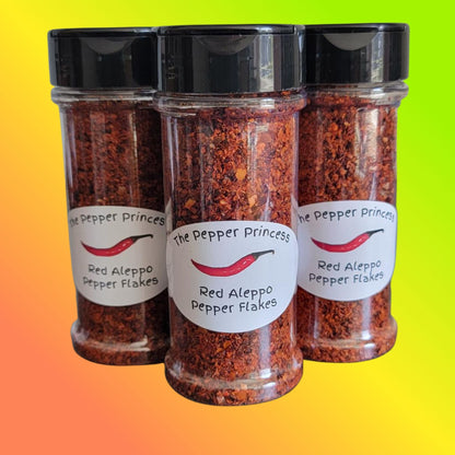 Aleppo Pepper Flakes – Mildly Spicy, Vibrant Red, Premium Culinary Spice