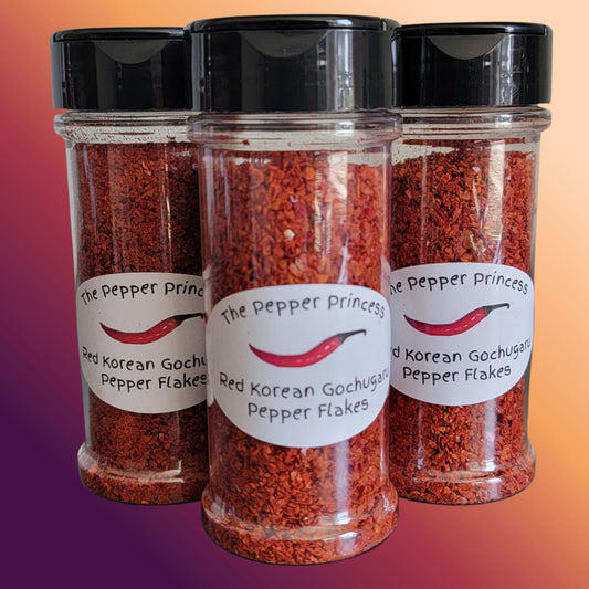 Red Korean Gochugaru Pepper Flakes | Korean Chili Flakes | Korean Hot Pepper Seasoning