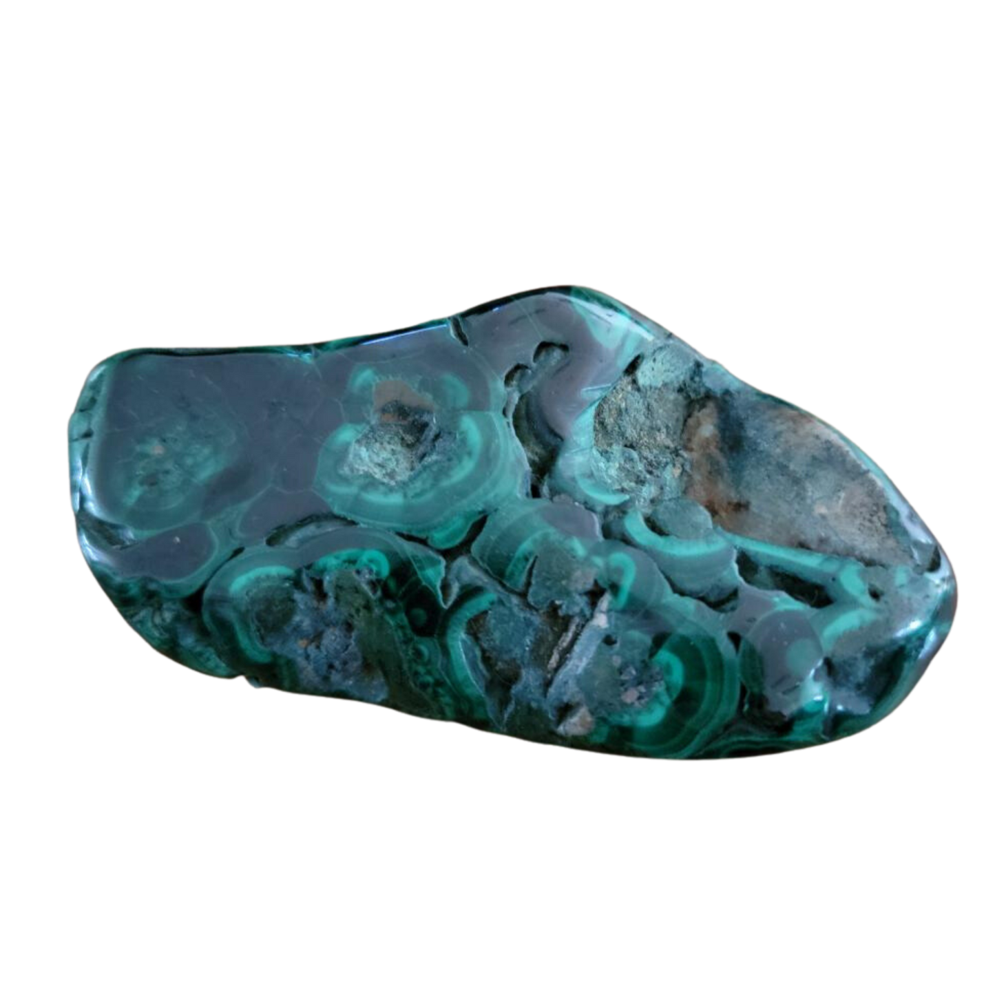 Malachite Free From Polished 262 grams/ 9.25 ounces