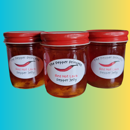 Red Hot Lava Pepper Jelly