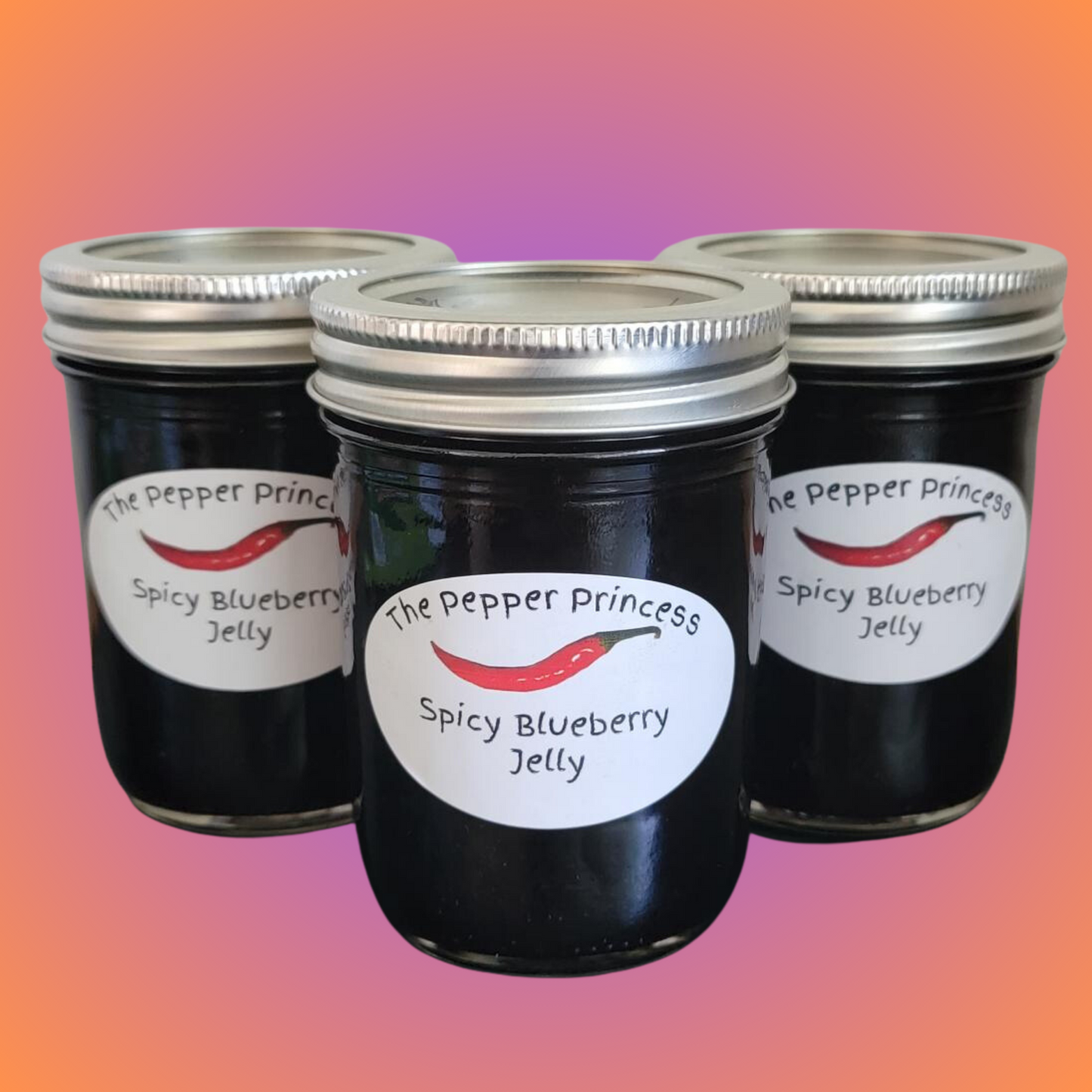 Spicy Blueberry Jelly 3 Jar Bundle