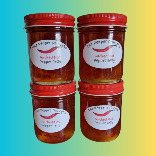 Wicked Hot Pepper Jelly 4 Pack w/ Free Shipping