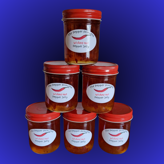 Wicked Hot Pepper Jelly 6 pack w/Free Shipping