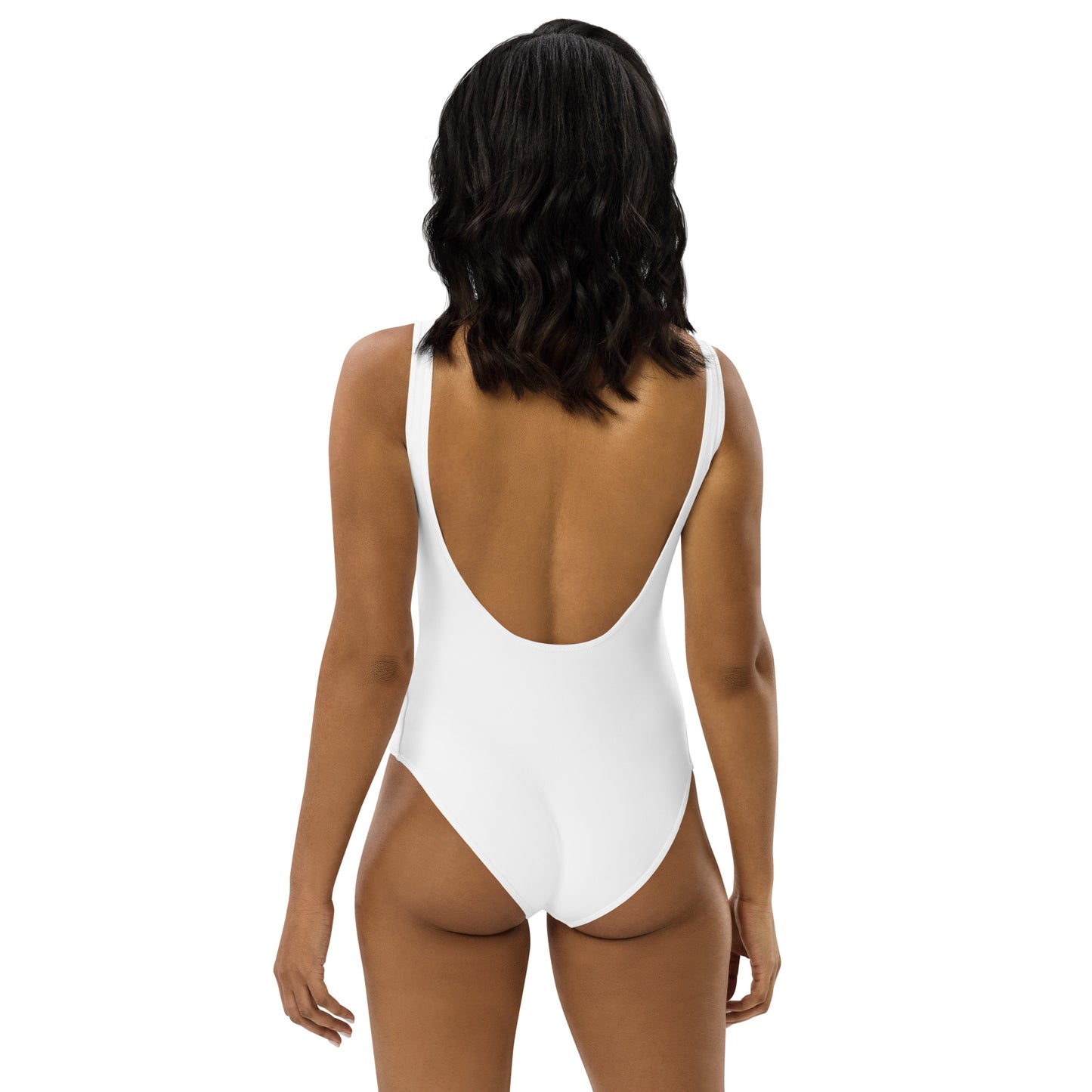 BRIDE One Piece White Swimsuit