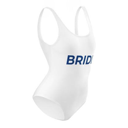 BRIDE One Piece White Swimsuit