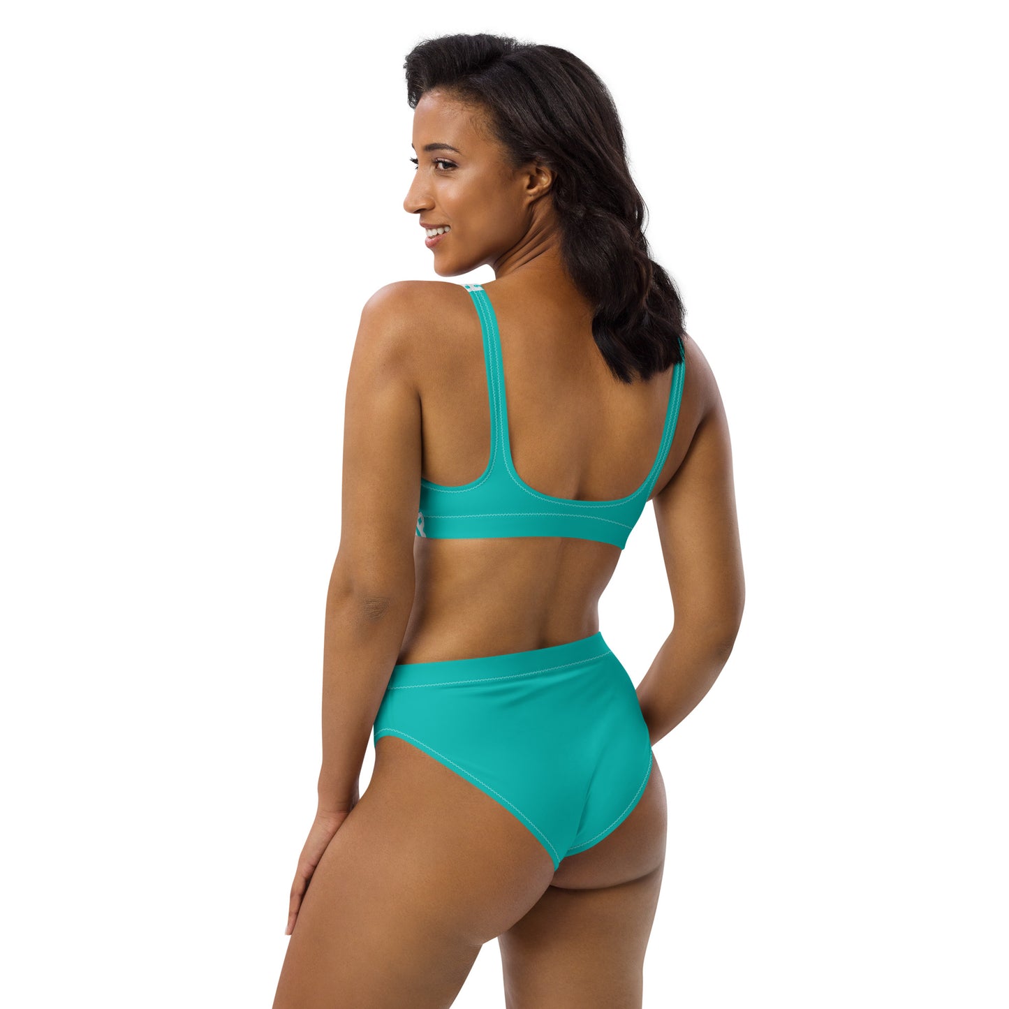 Sea Foam Recycled High Waisted Bikini