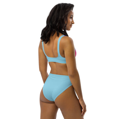 Seafoam Sunburst Recycled High Waisted Bikini