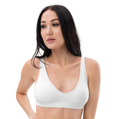 White Recycled Padded Bikini Top