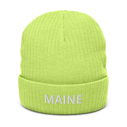 Maine Ribbed Knit Beanie