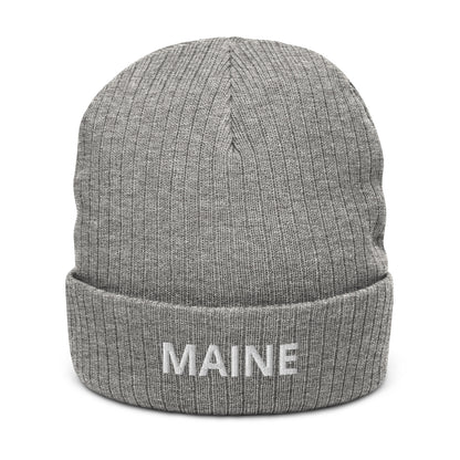 Maine Ribbed Knit Beanie