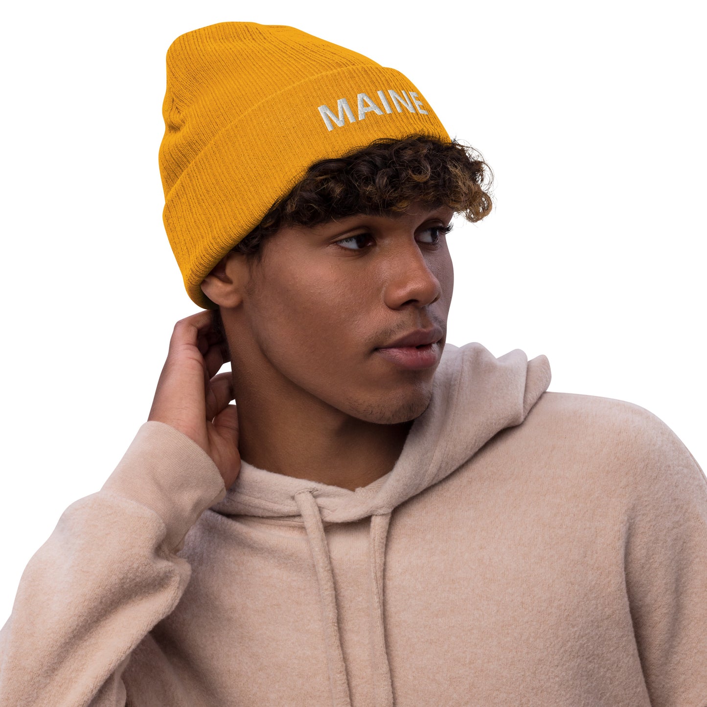 Maine Ribbed Knit Beanie