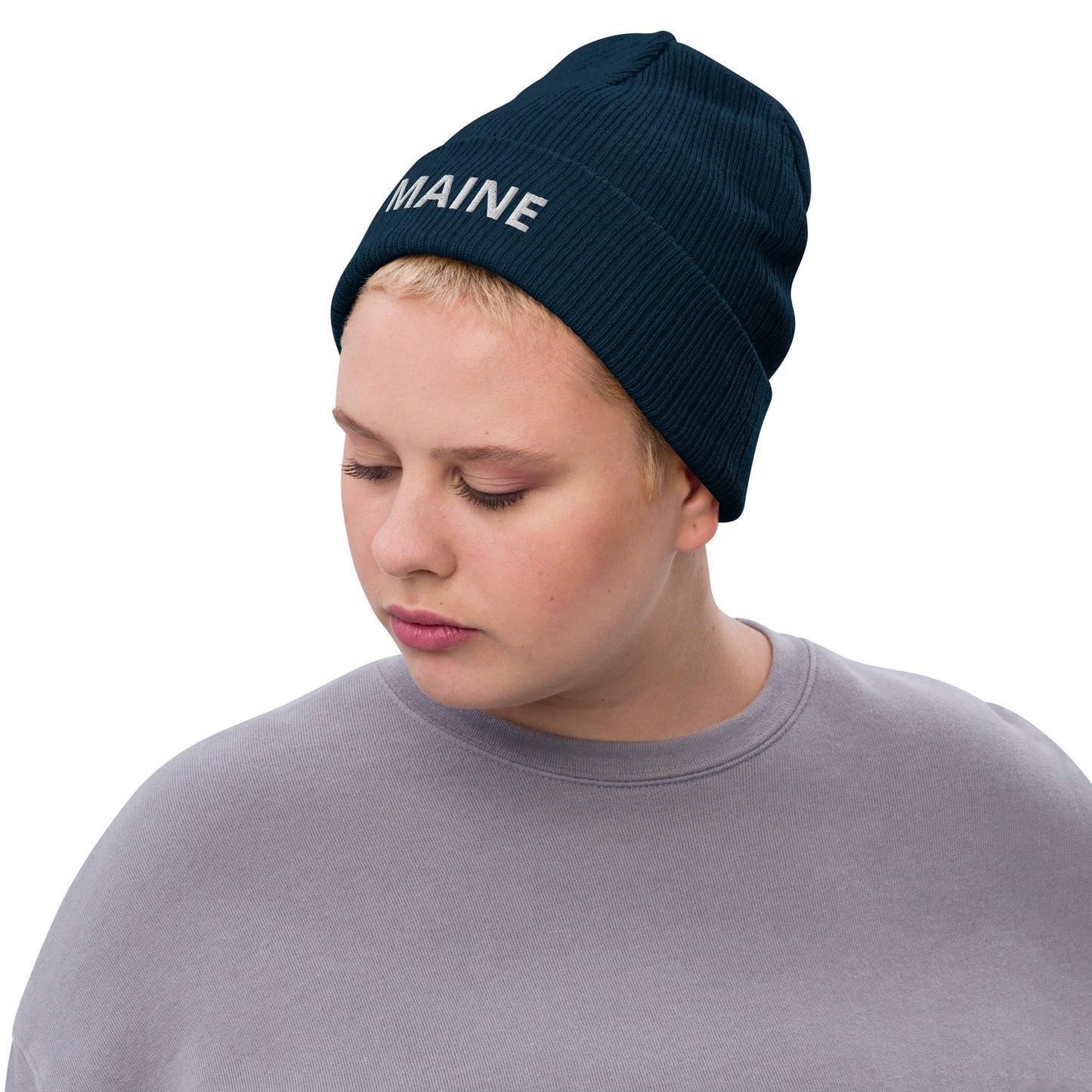 Maine Ribbed Knit Beanie