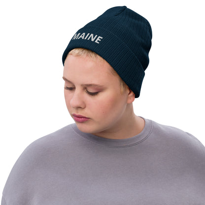 Maine Ribbed Knit Beanie