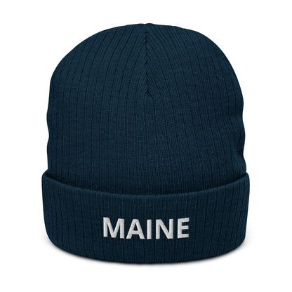 Maine Ribbed Knit Beanie