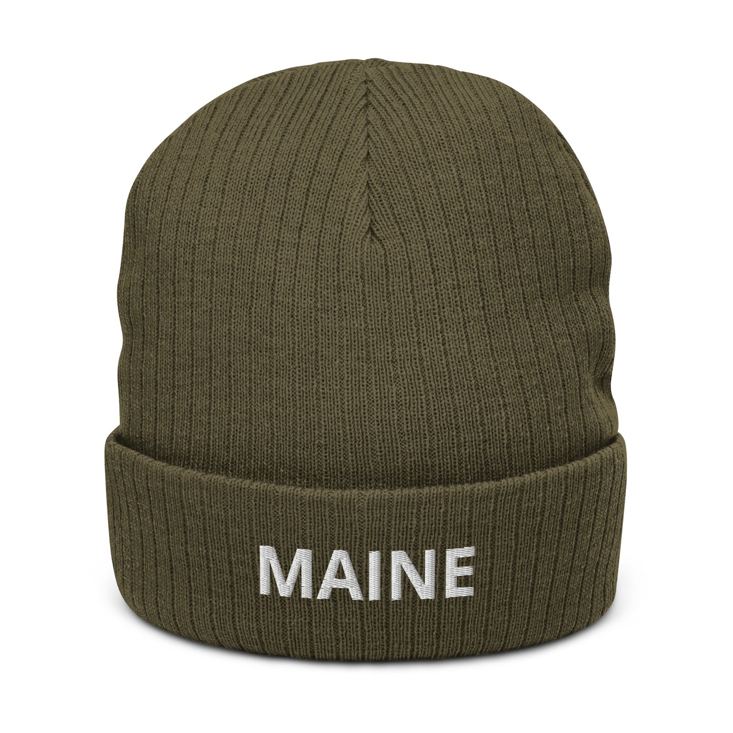 Maine Ribbed Knit Beanie